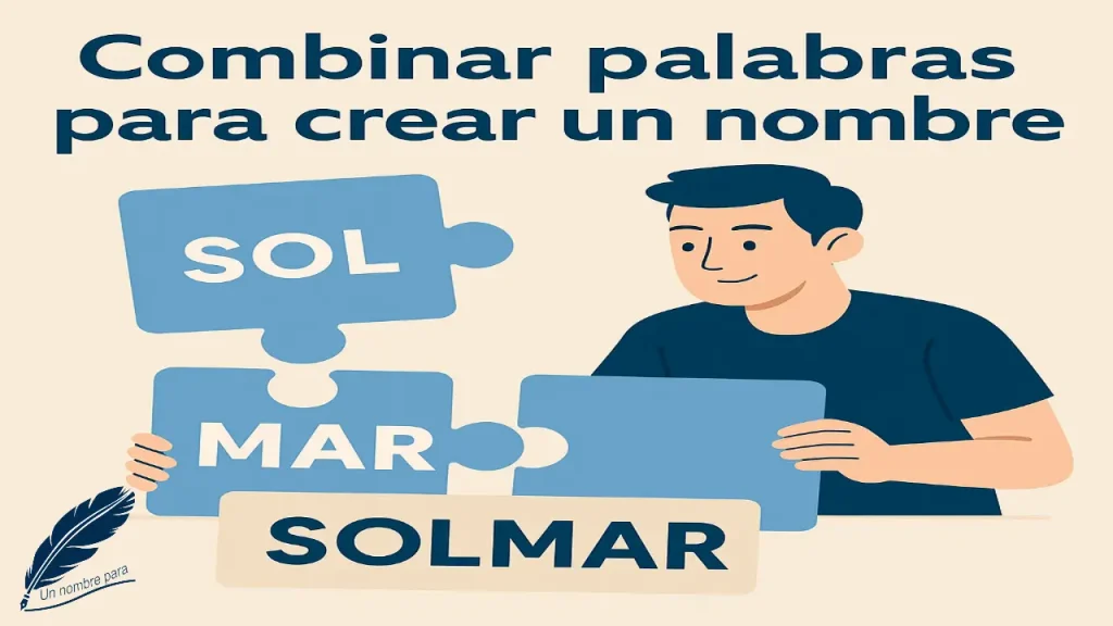 Combinar palabras para crear un nombre