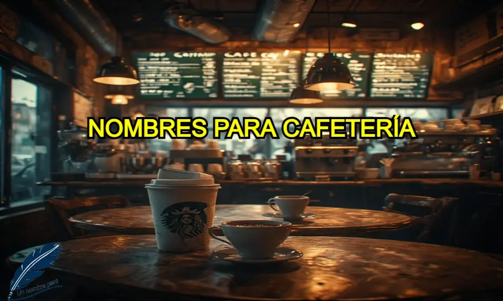 Nombres para cafetería