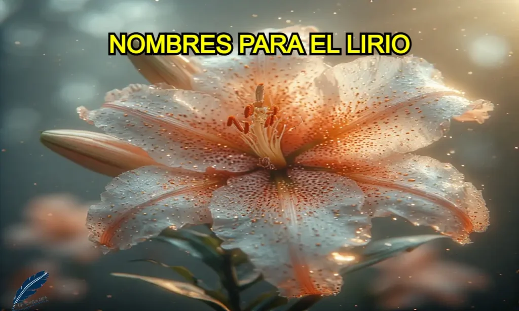 otro nombre para el lirio