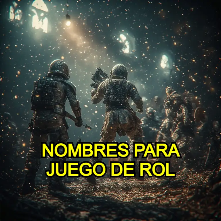 Nombres para juego de rol