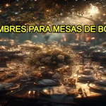 Nombres para mesas de boda ideas