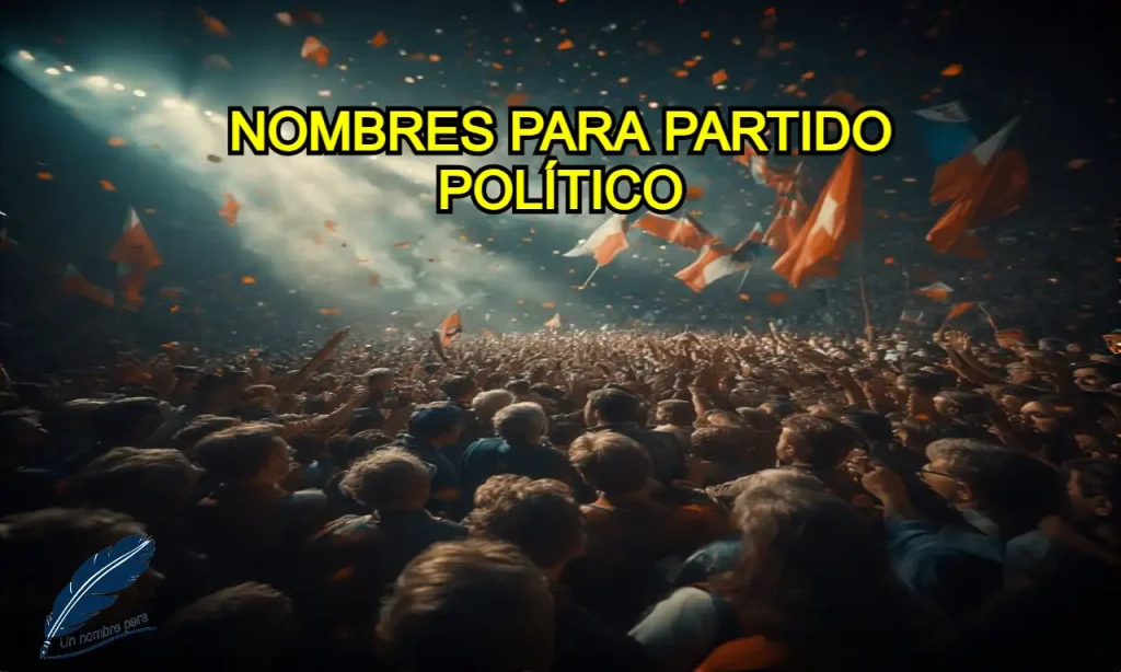 Nombres para partido político