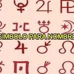 Símbolos para nombre y su significado
