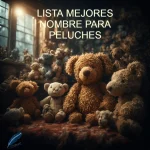 lista con nombres para peluches