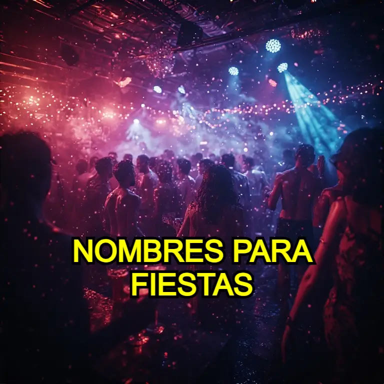 Mejores nombres para fiestas