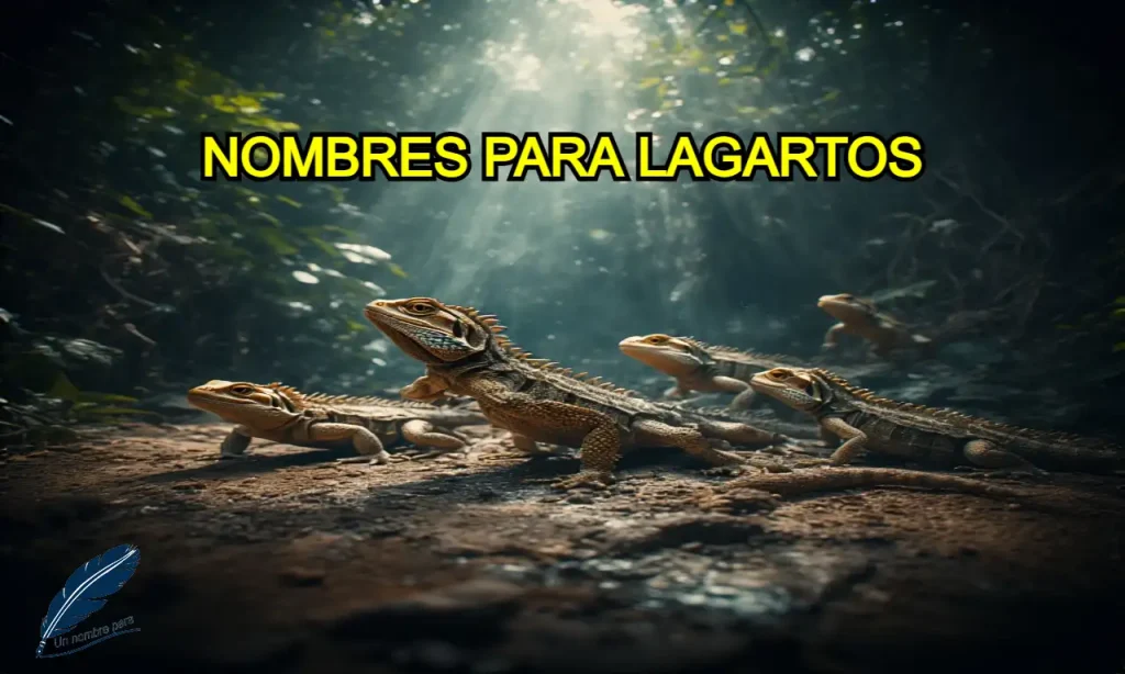 Nombres para lagartos