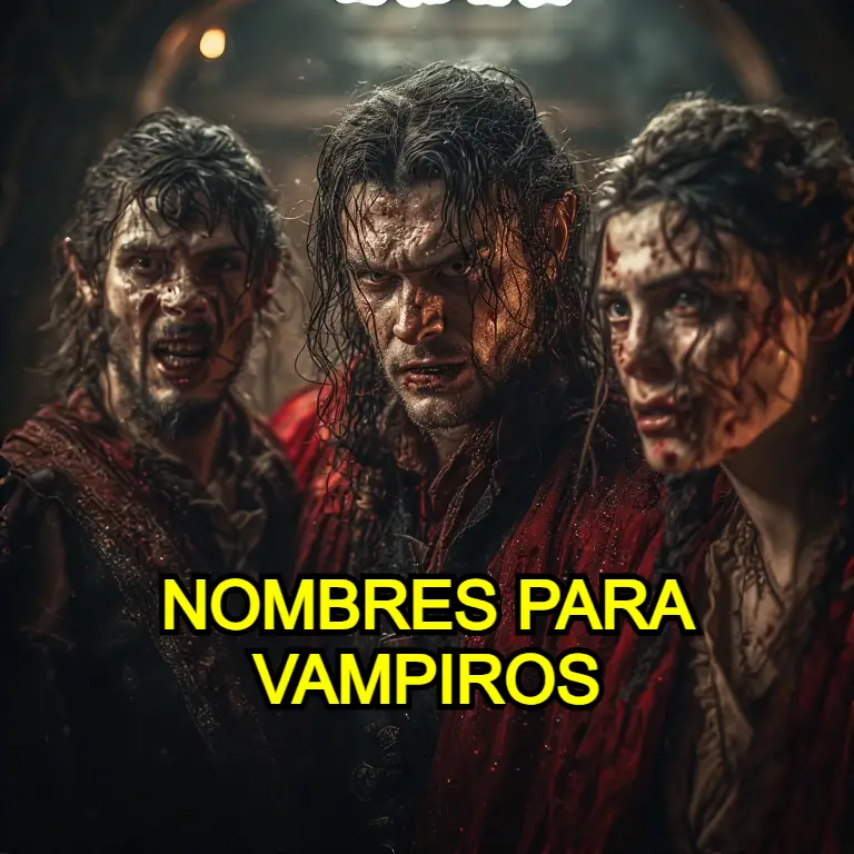 Nombres para vampiros