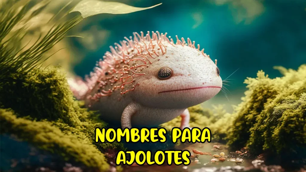 Nombres para ajolotes