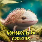Nombres para ajolotes
