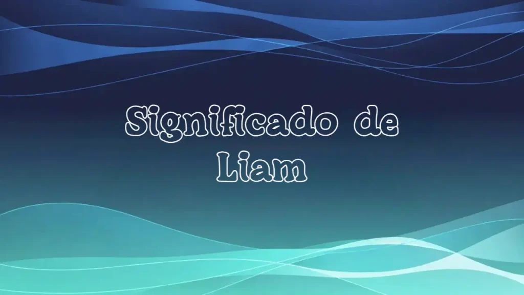 Significado de liam