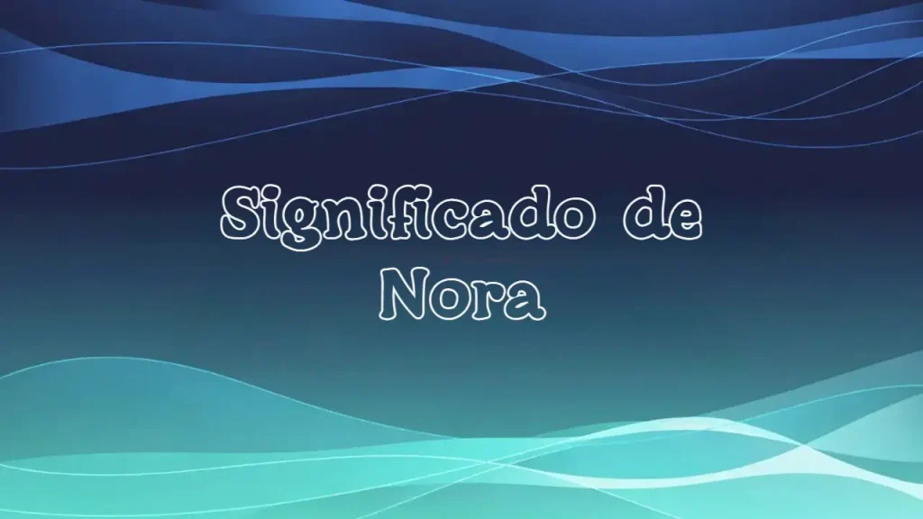 Significado de nora